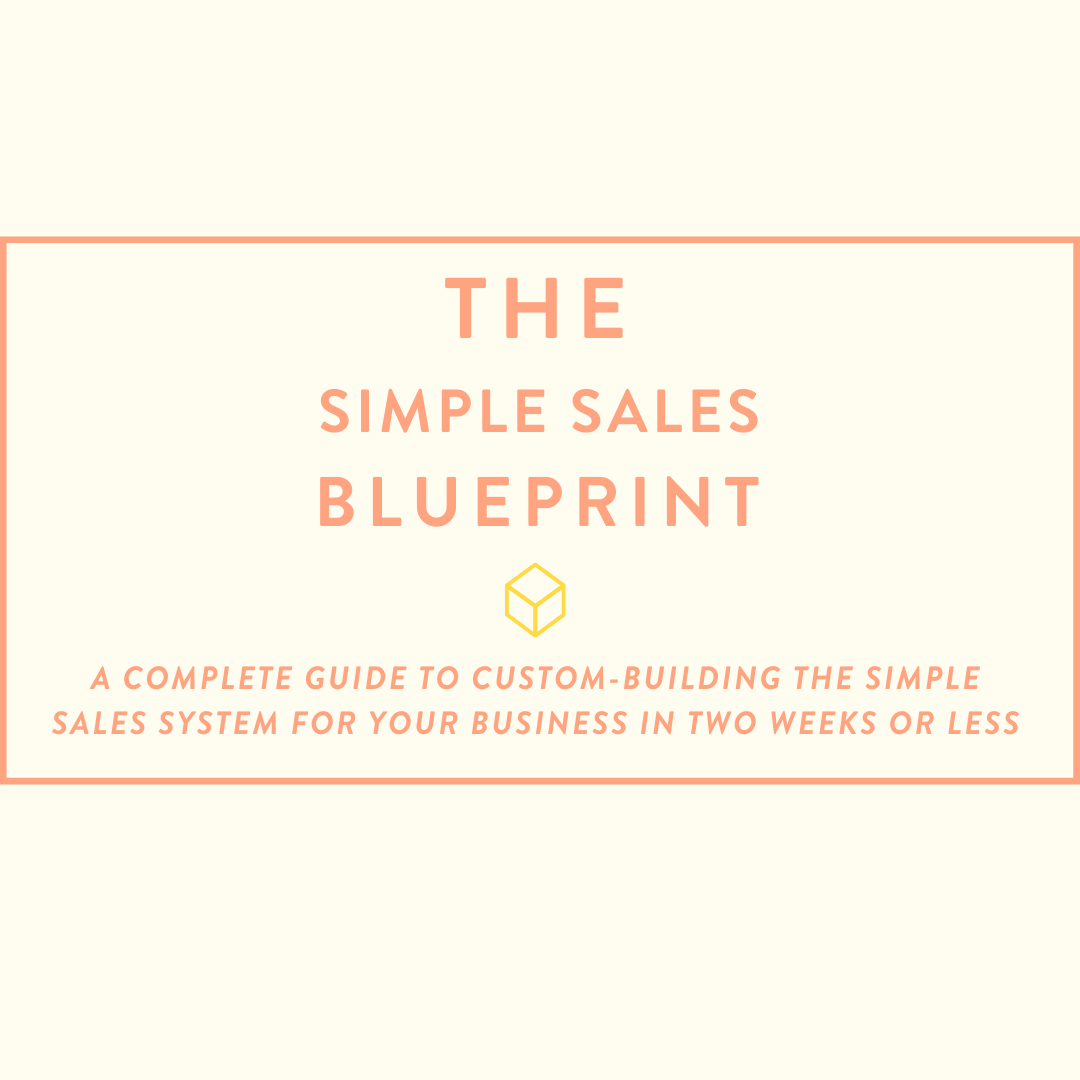 Graphic of the Simple Sales Blueprint